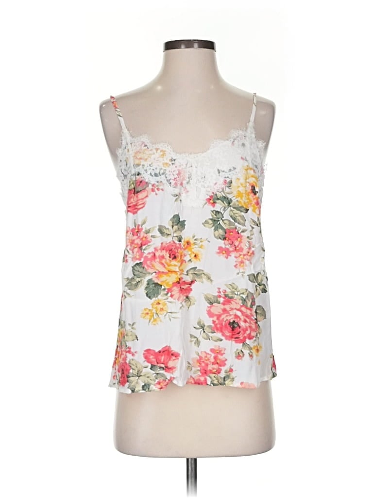 Pre-owned Abercrombie & Fitch Sleeveless Blouse In White