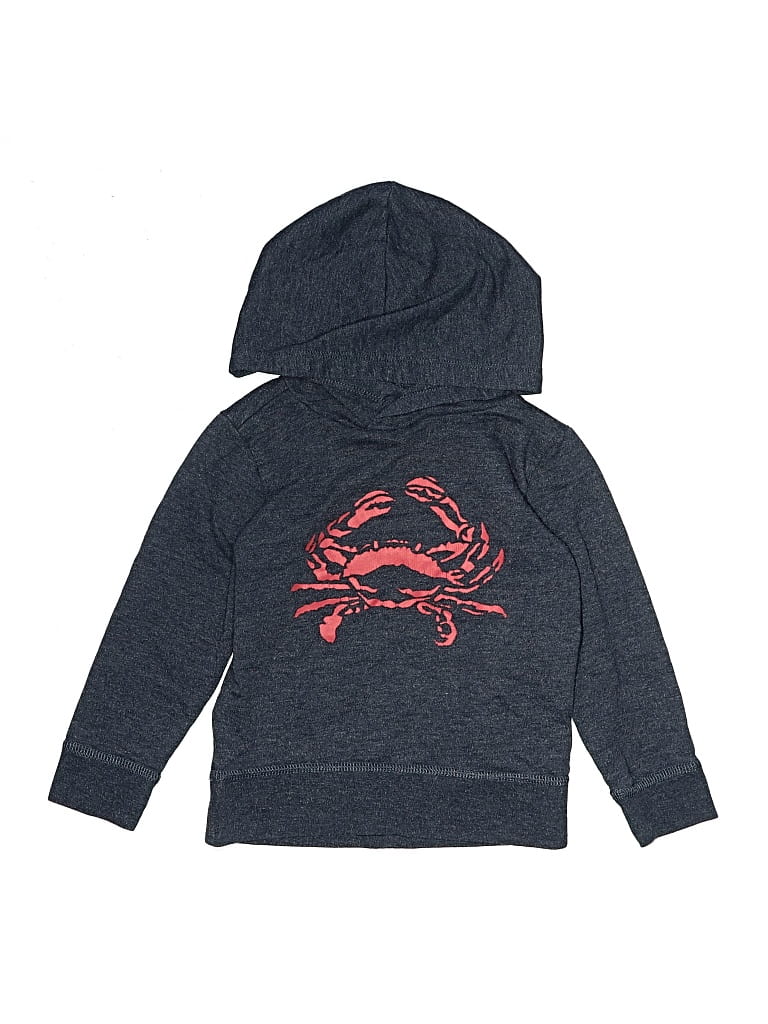 Pre-owned Crewcuts Outlet Kids' Pullover Hoodie In Gray