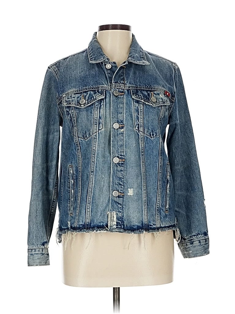 Pre-owned Lucky Brand Denim Jacket In Blue