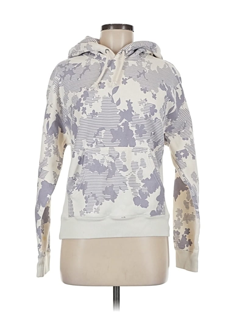 Pre-owned Champion Pullover Hoodie In Silver