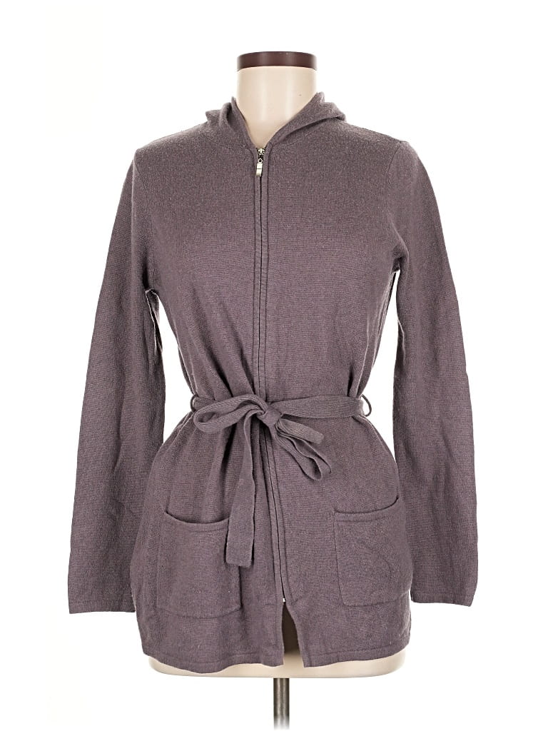 Pre-owned Neiman Marcus Zip Up Hoodie In Gray