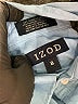 IZOD Solid Blue Long Sleeve Button-Down Shirt Size 8 - photo 3