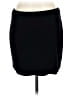 Leith Solid Black Casual Skirt Size L - photo 2
