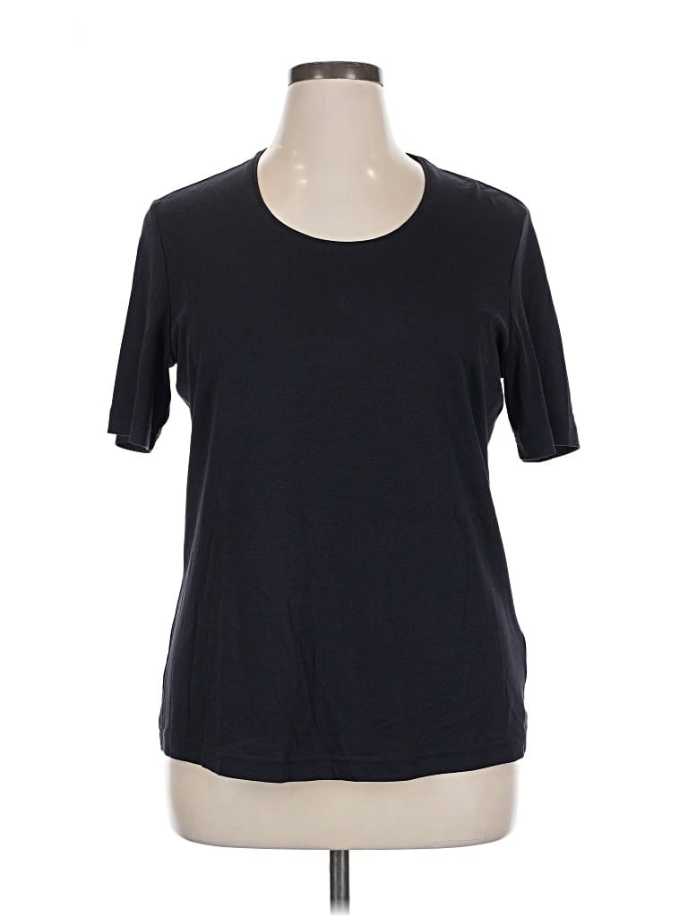 Pre-owned Gerry Weber Short Sleeve T-shirt In Black