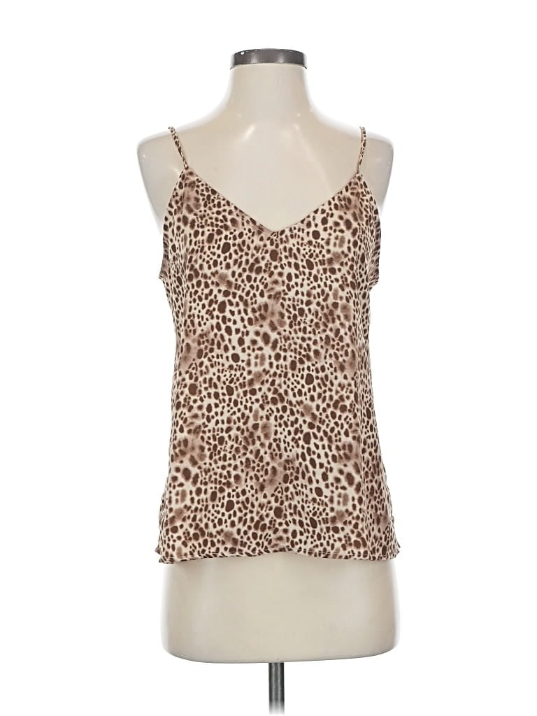 Pre-owned A New Day Tank Top Brown Sweetheart Neckline Tops