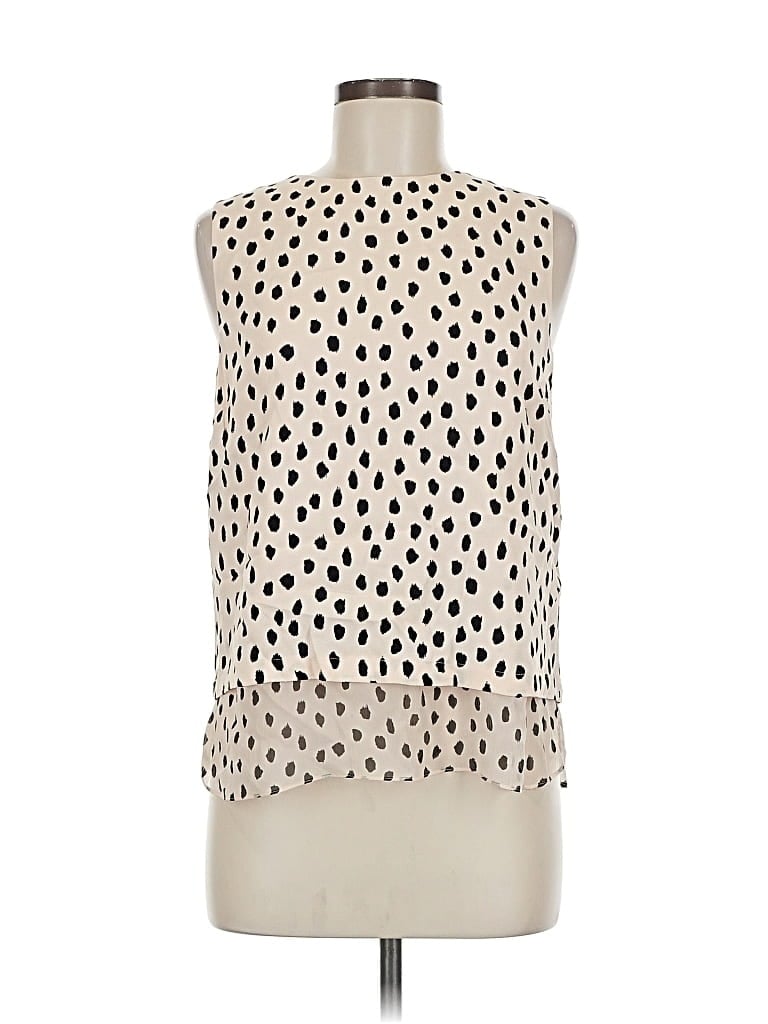 Pre-owned Kate Spade New York Sleeveless Blouse In White
