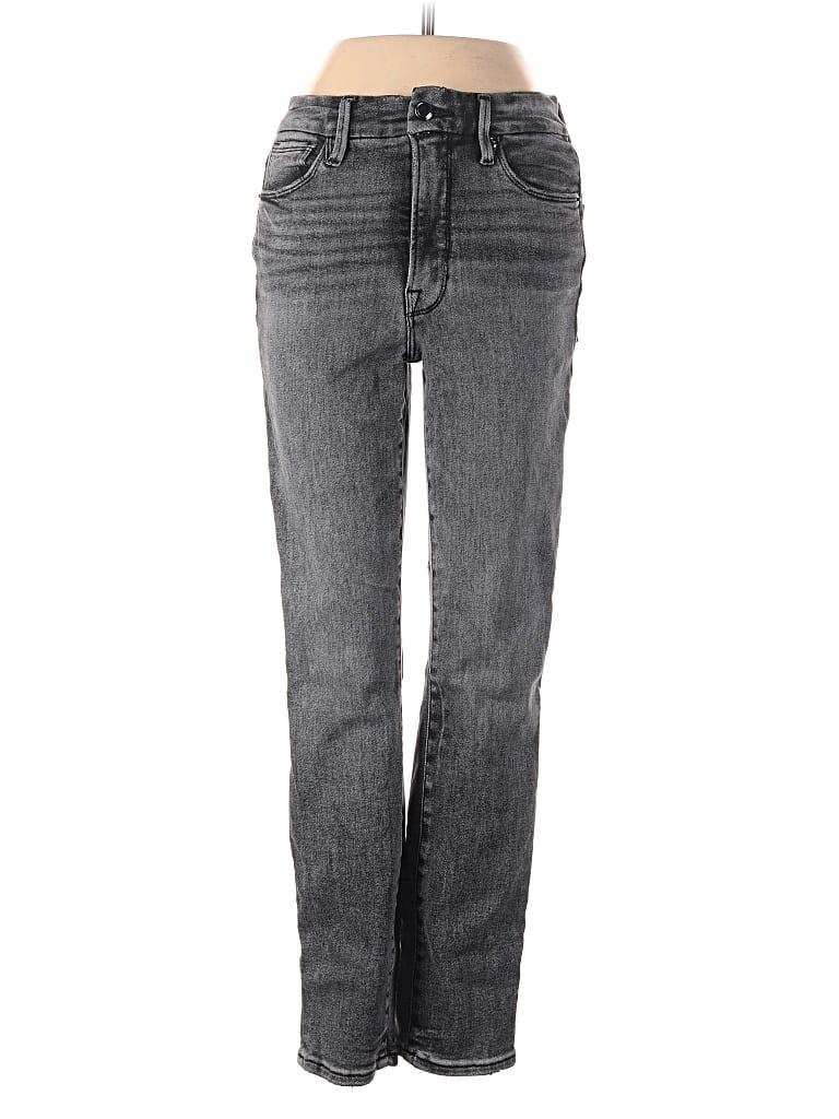 Pre-owned Good American Jeans In Gray