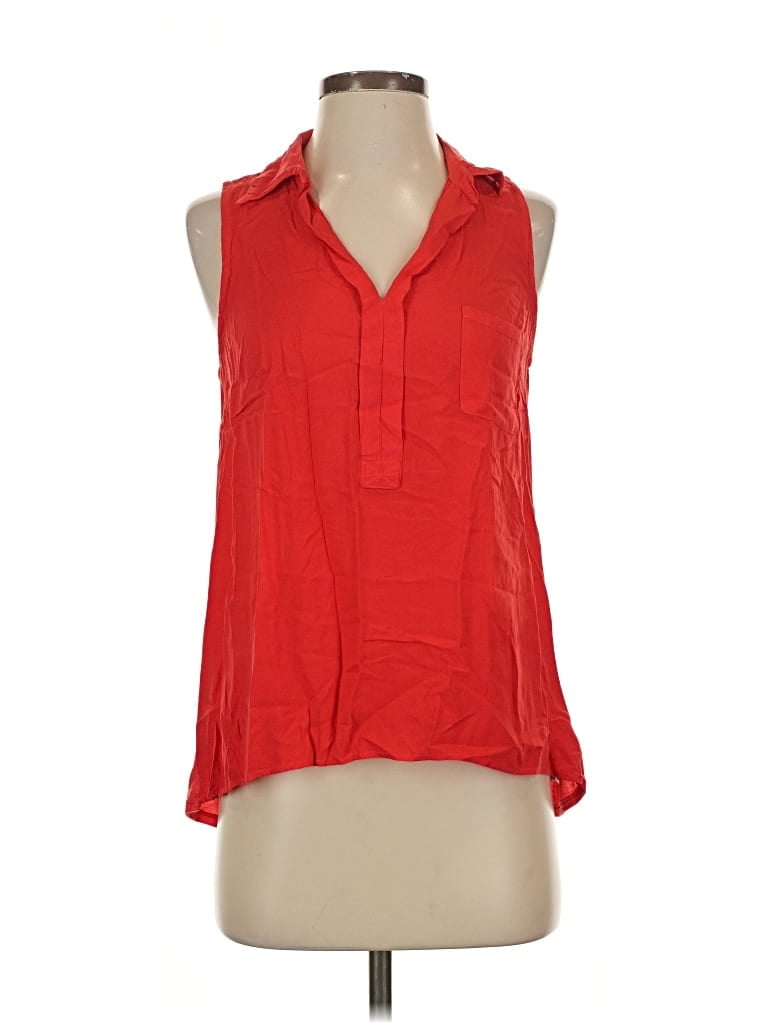 Pre-owned Splendid Sleeveless Blouse In Red