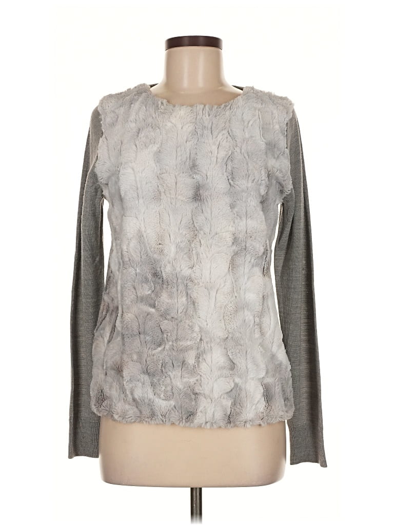 Pre-owned Joe Fresh Pullover Sweater In Silver