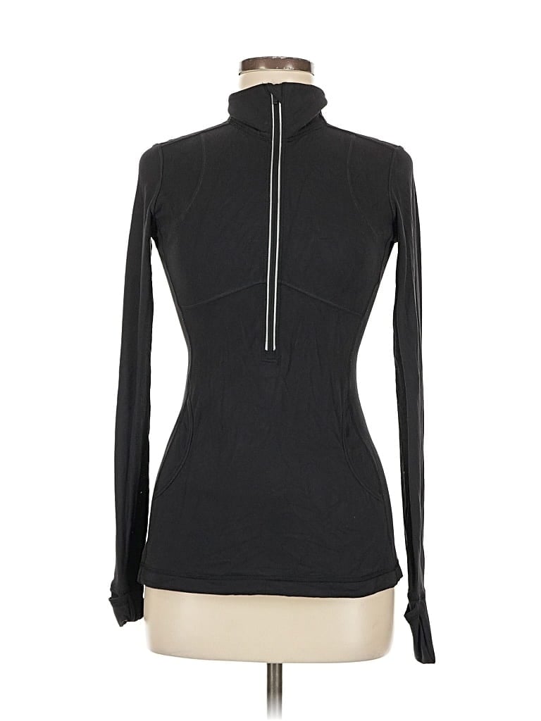 Pre-owned Lululemon Athletica Track Jacket In Black