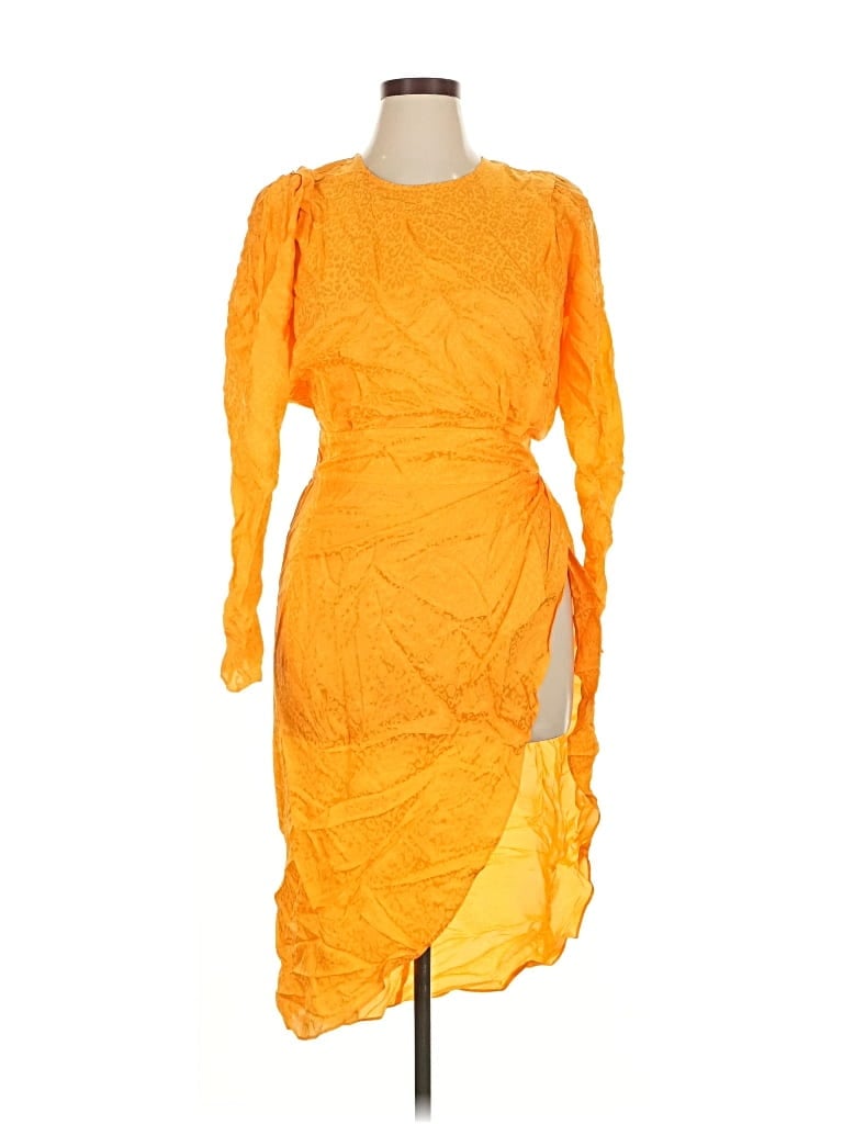 Pre-owned Ronny Kobo Cocktail Dress In Orange