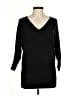 Elle Black Pullover Sweater Size M - photo 1