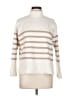 White Label The White Company Stripes Ivory Wool Pullover Sweater Size M - photo 1