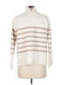 White Label The White Company Stripes Ivory Wool Pullover Sweater Size M - photo 2