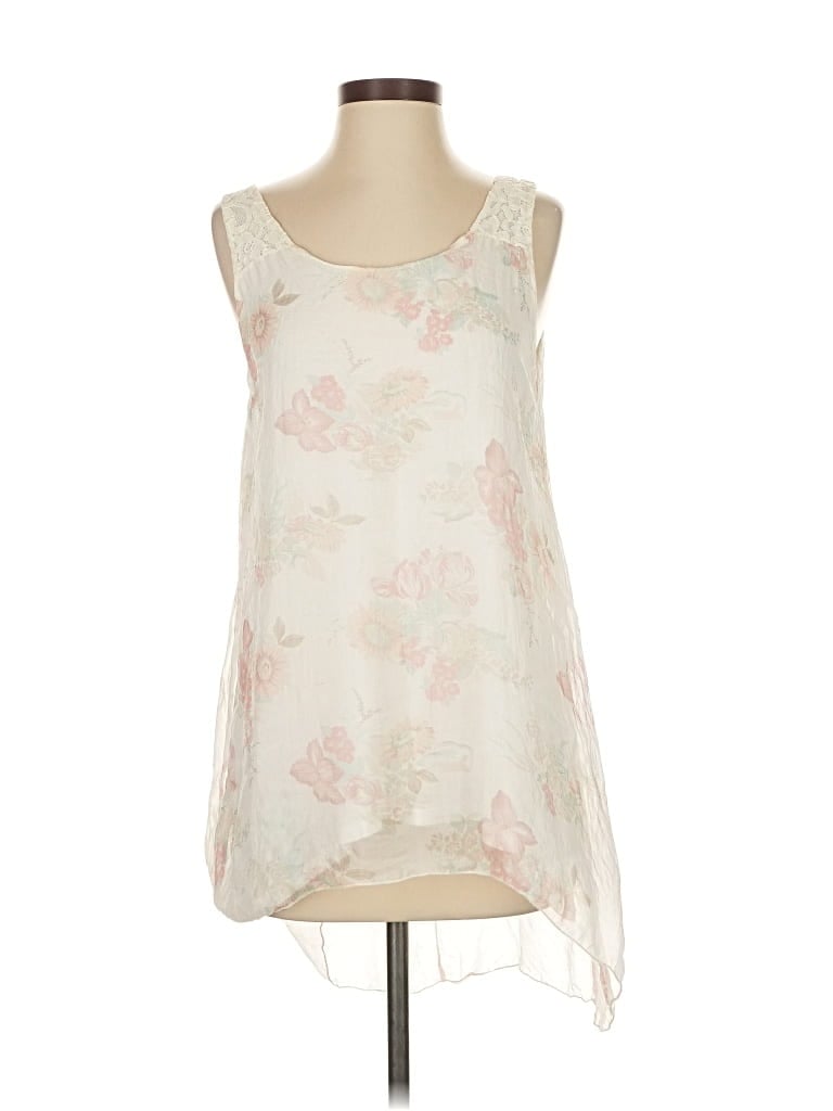 Pre-owned Assorted Brands Sleeveless Blouse In White