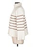 White Label The White Company Stripes Ivory Wool Pullover Sweater Size M - photo 5