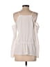 Cooper & Ella 100% Polyester White Sleeveless Blouse Size S - photo 2