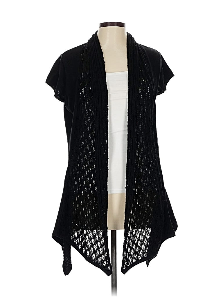 Pre-owned Hooked Up By Iot Kimono In Black