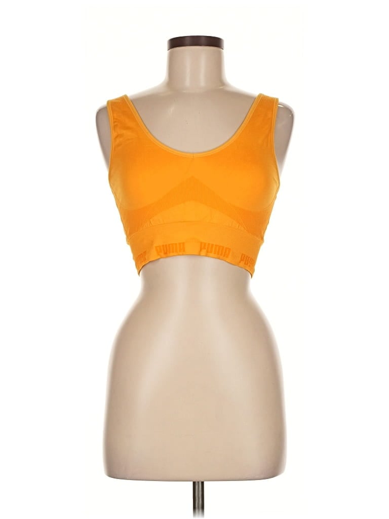 Pre-owned Puma Sports Bra In Orange