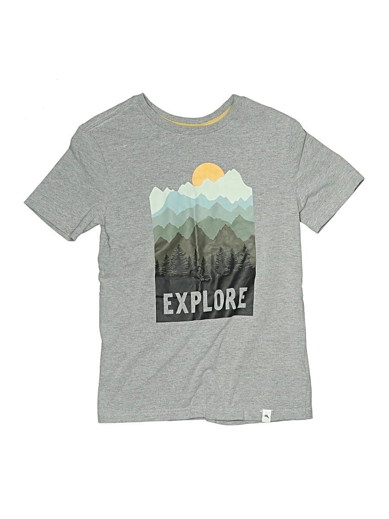 Pre-owned Tommy Bahama Kids' Short Sleeve T-shirt In Gray