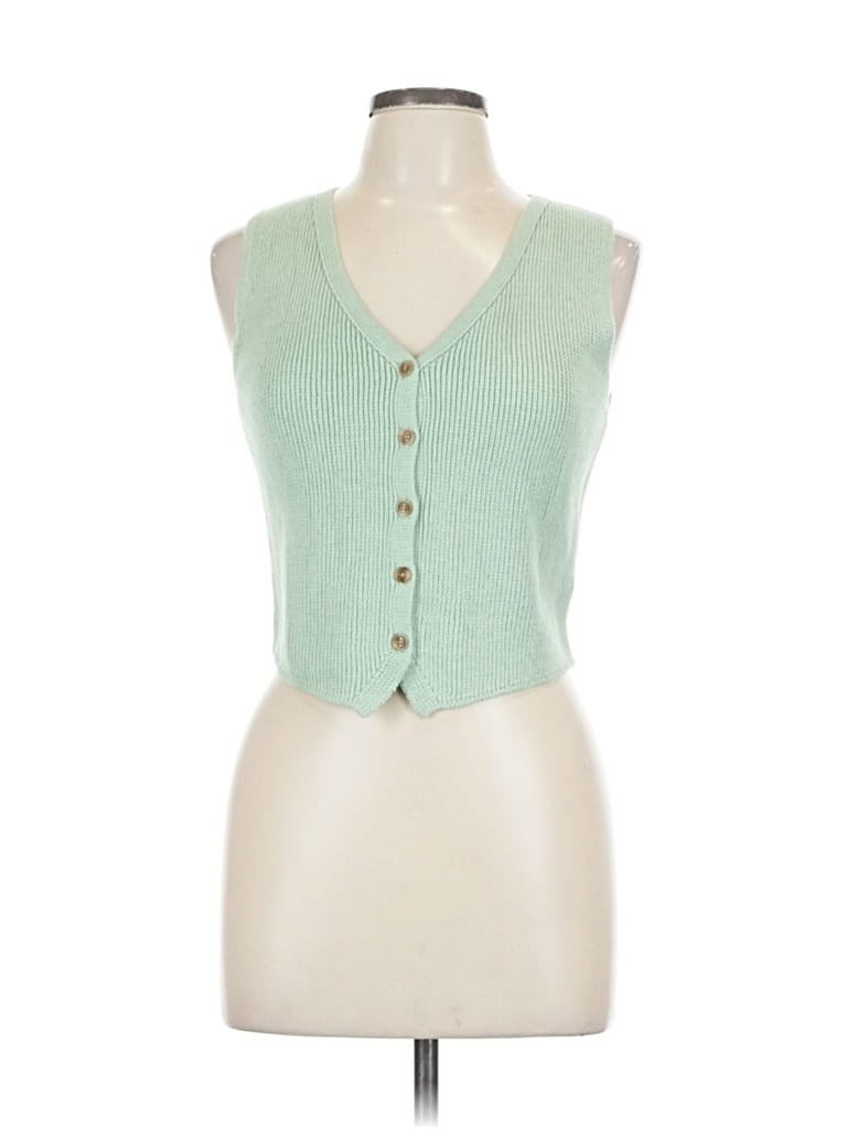 Pre-owned Sincerely Jules Sleeveless Blouse In Green