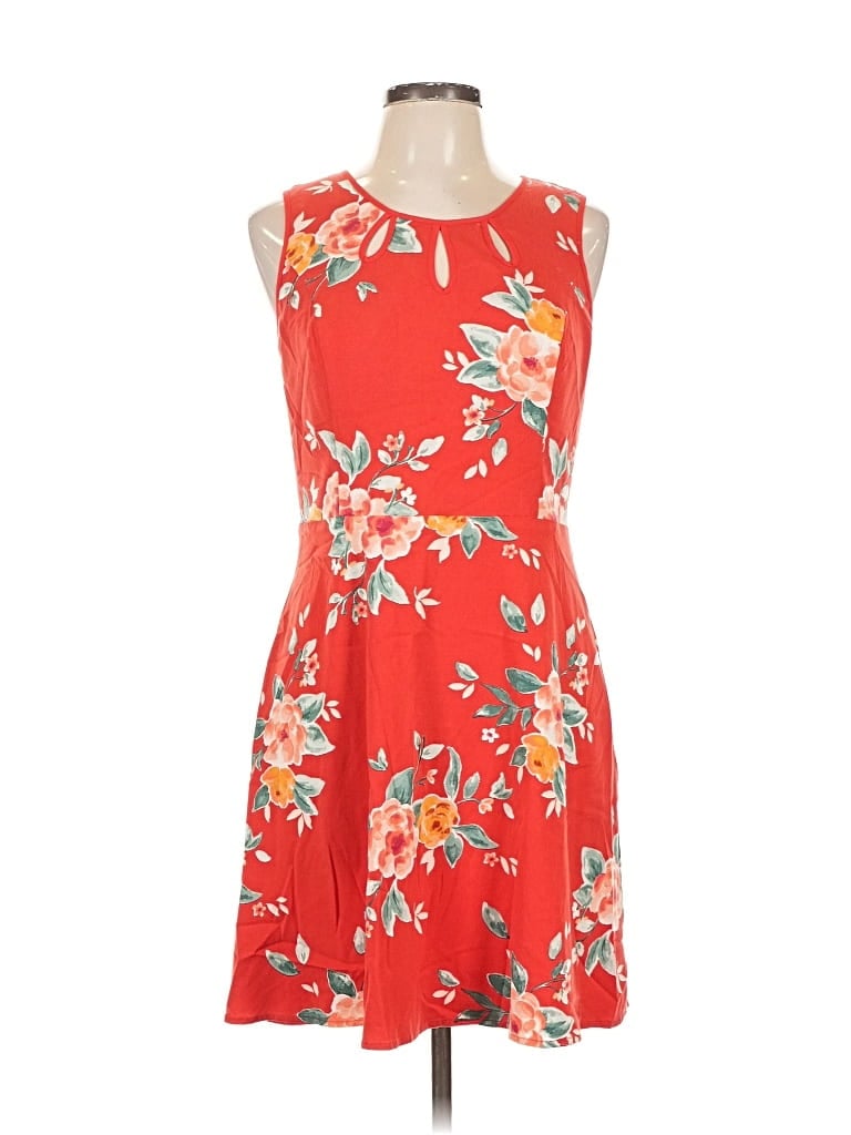 Pre-owned Market & Spruce Casual Dress In Red