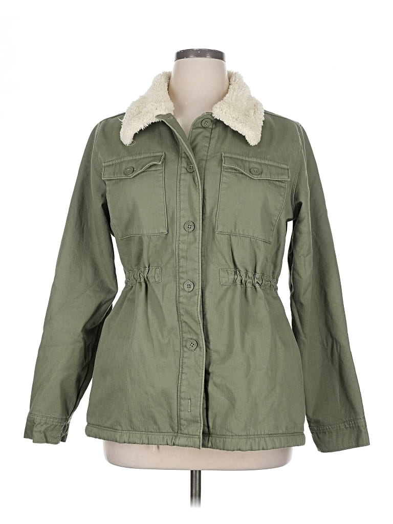 Pre-owned Hang Ten Jacket In Green