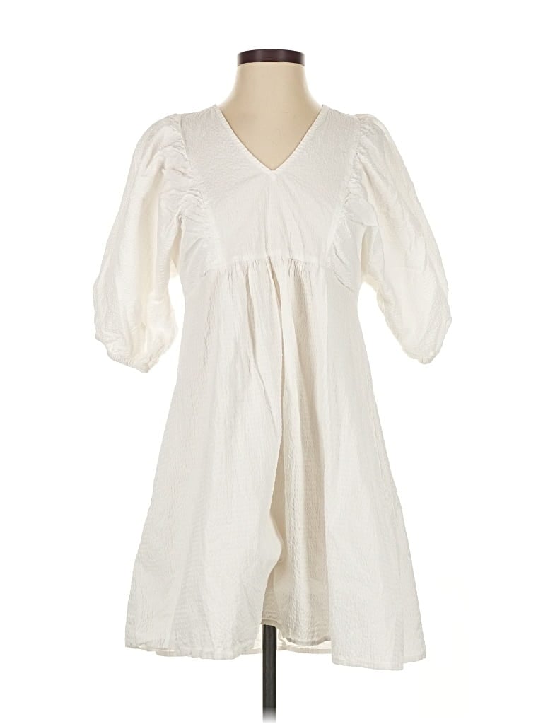 Pre-owned A New Day Casual Dress In White