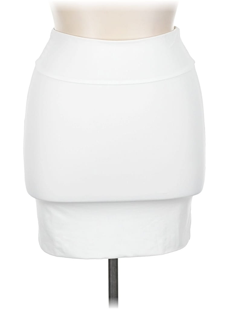 Pre-owned Assorted Brands Casual Skirt In White