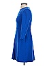 Eliza J Solid Blue Casual Dress Size 0 (petite) - photo 5