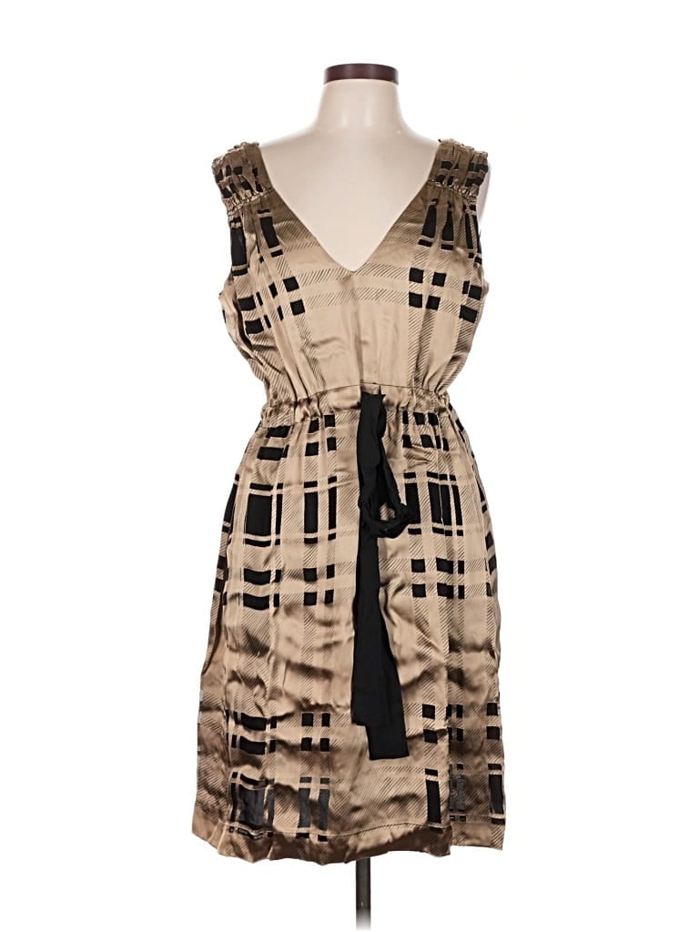 Pre-owned Kenneth Cole New York Cocktail Dress In Brown