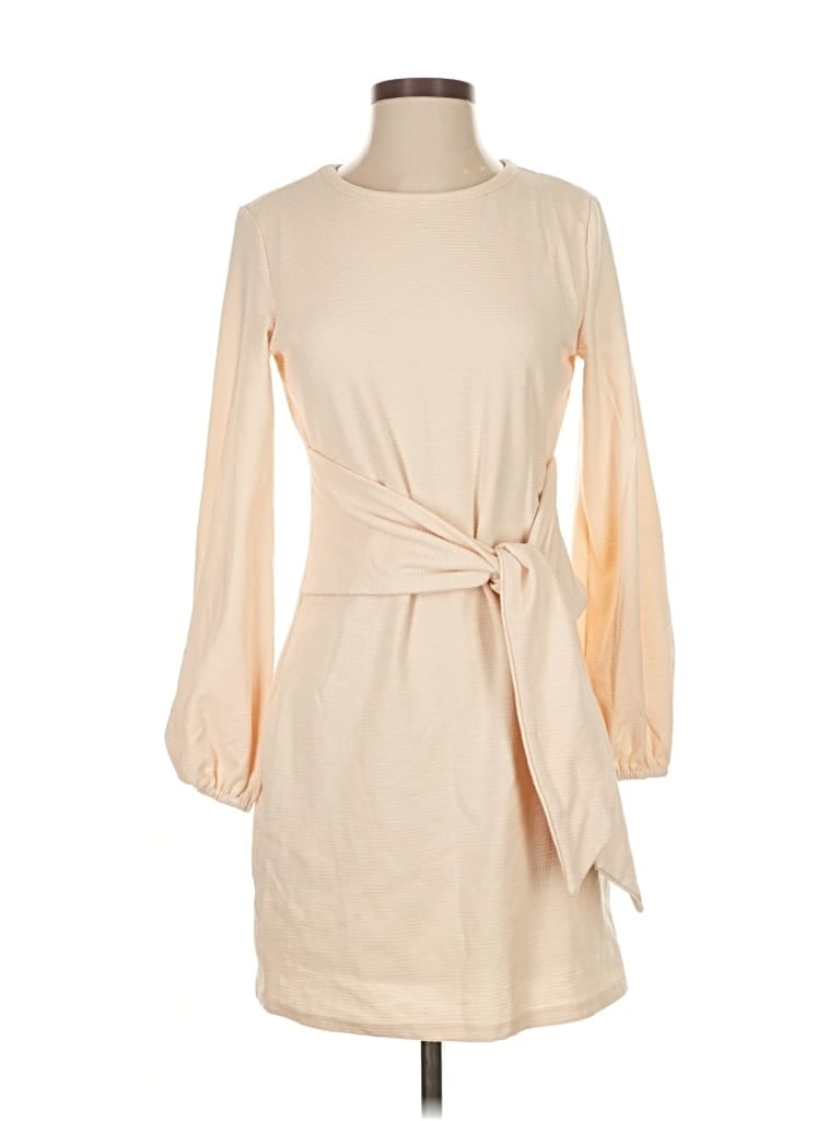 Pre-owned Fashion Casual Dress In White