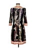 Ali Ro 100% Polyester Print Black Cocktail Dress Size 4 - photo 2