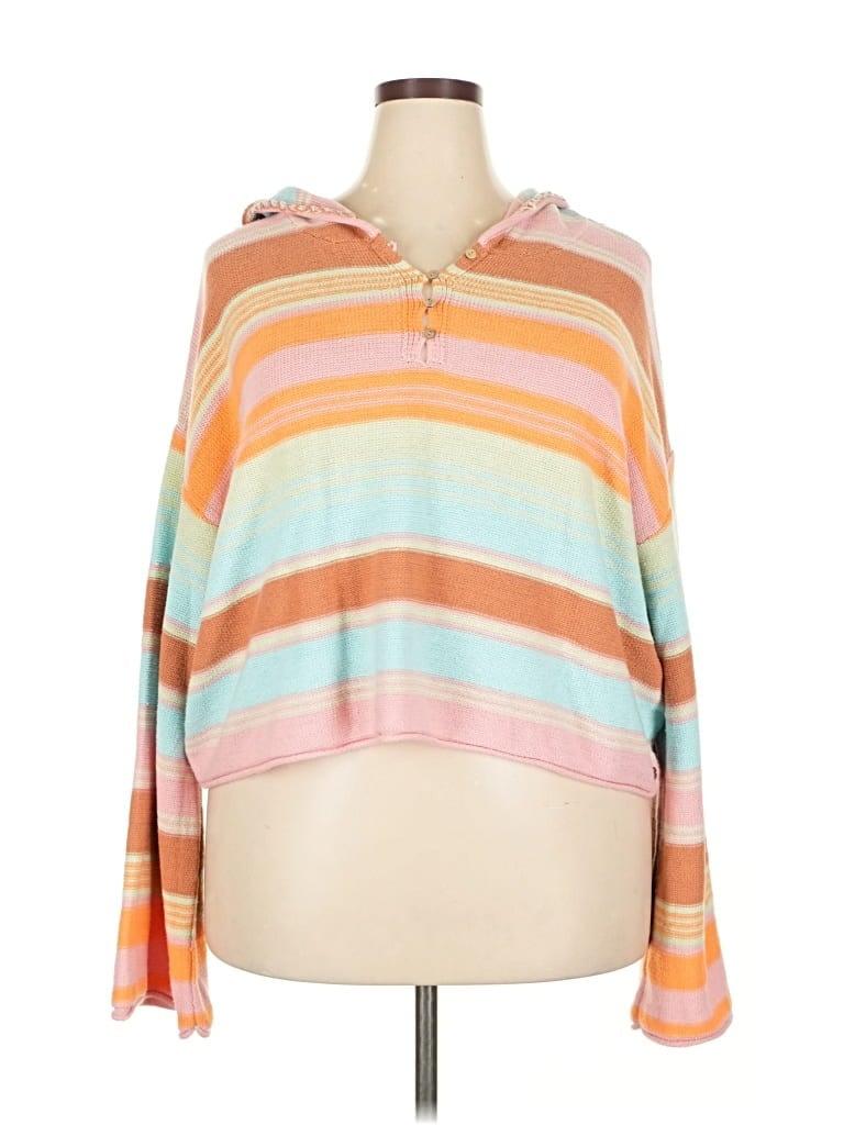 Pre-owned Roxy Pullover Sweater In Orange