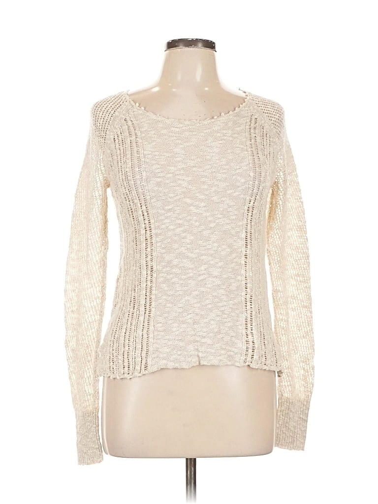 Pre-owned Tahari Pullover Sweater In White