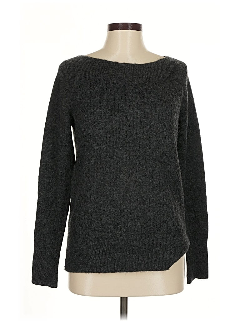 Pre-owned Ann Taylor Loft Outlet Pullover Sweater In Gray
