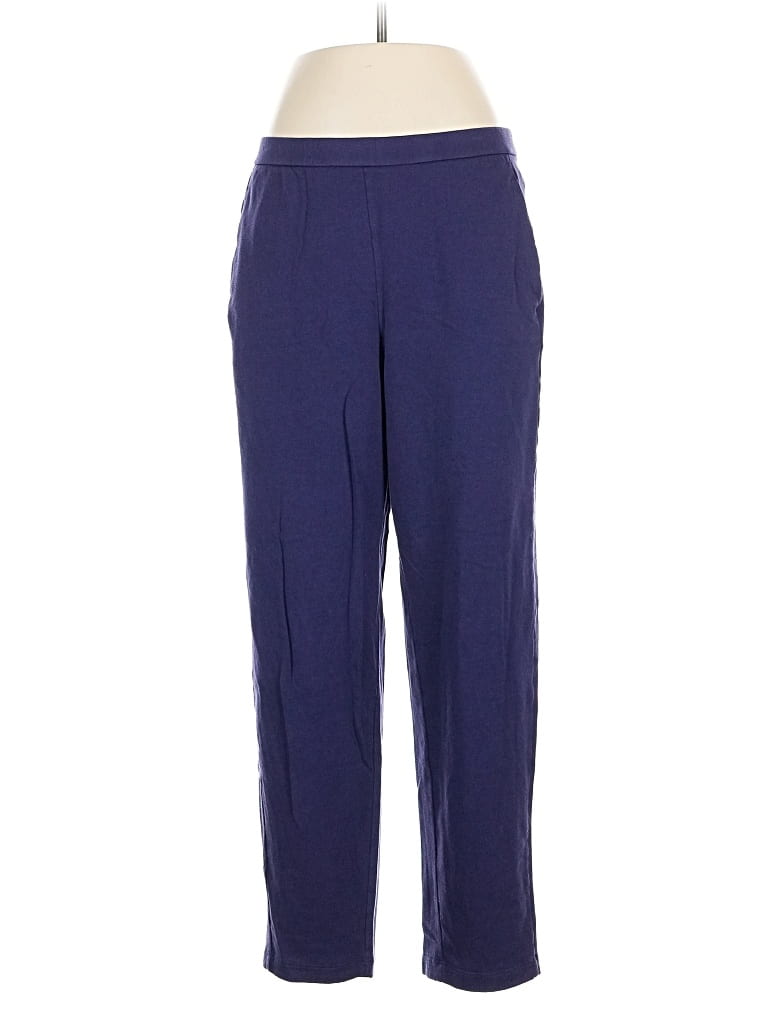 Pre-owned Eileen Fisher Casual Pants In Blue