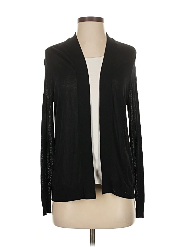 Pre-owned Ann Taylor Cardigan Sweater In Black