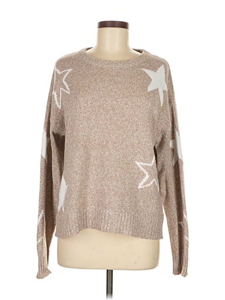 Pre-owned Shein Pullover Sweater In Brown