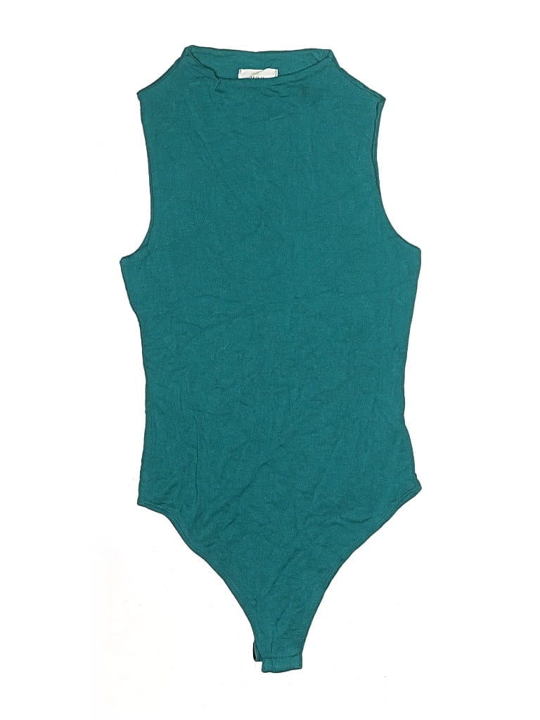 Pre-owned Live In The Moment Bodysuit In Blue