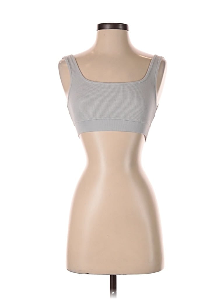Pre-owned Zara Tank Top Tan Strapless Neckline Tops In Brown