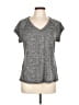 Ideology 100% Polyester Tweed Gray Active T-Shirt Size L - photo 1