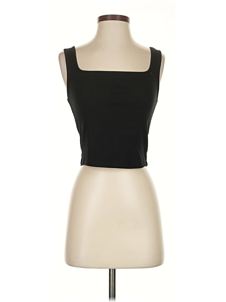 Pre-owned Old Navy Tank Top Black Strapless Neckline Tops