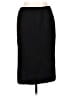 Dana Buchman 100% Wool Solid Black Wool Skirt Size 8 - photo 1