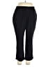 Lands' End Solid Black Casual Pants Size 1X - photo 1