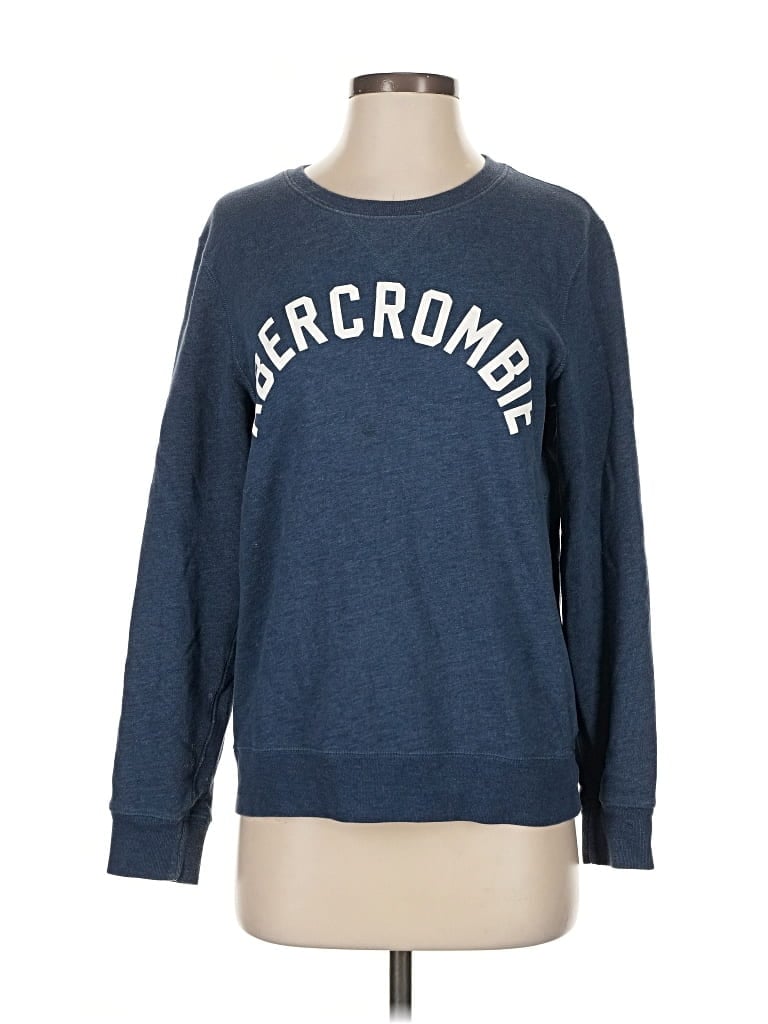 Pre-owned Abercrombie & Fitch Sweatshirt In Blue