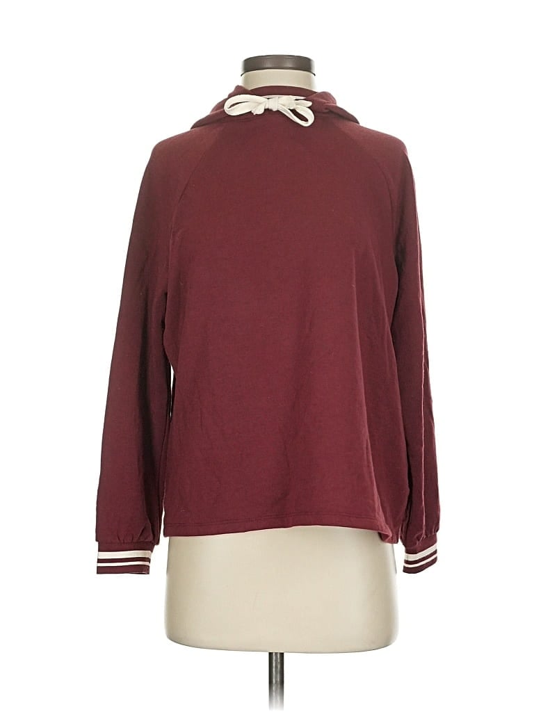 Pre-owned Mwl By Madewell Pullover Sweater In Burgundy