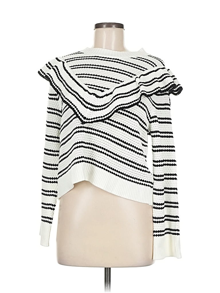 Pre-owned Divided By H&m Cardigan Sweater In White