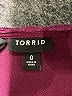 Torrid Burgundy Short Sleeve Blouse Size Lg Plus (0) - photo 6