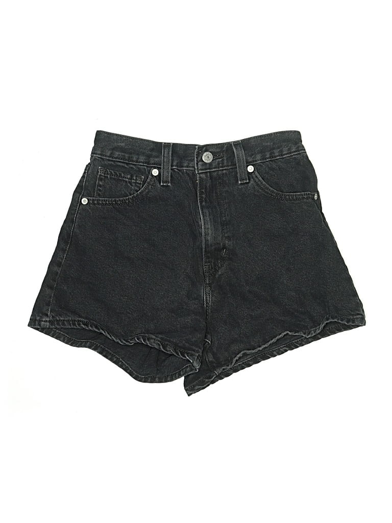 Pre-owned Levi's Denim Shorts In Black
